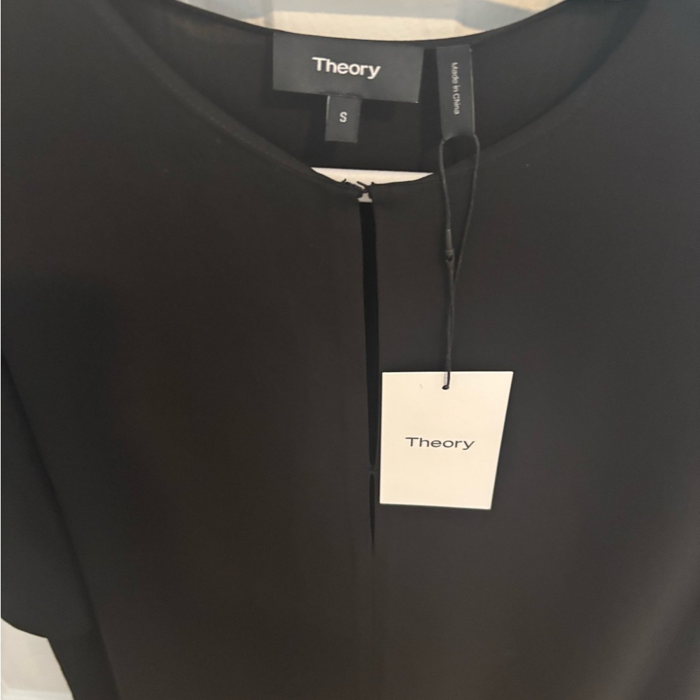 Theory Classic Black Dressy shirt